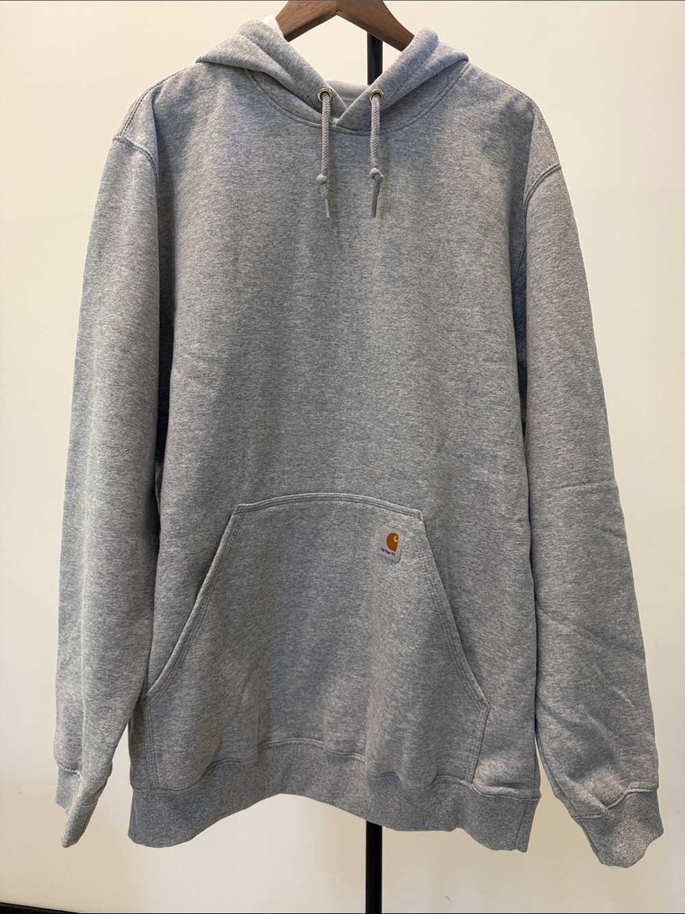 Carhartt Light Gray Pullover Hooded Sweatshirt